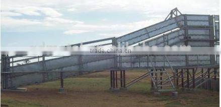 complex steel loading ramp heavy duty permanent under and over