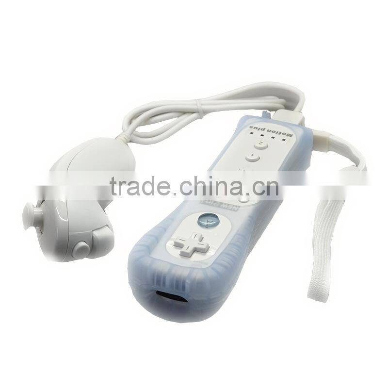 Remote + nunchuk controller for wii game controller
