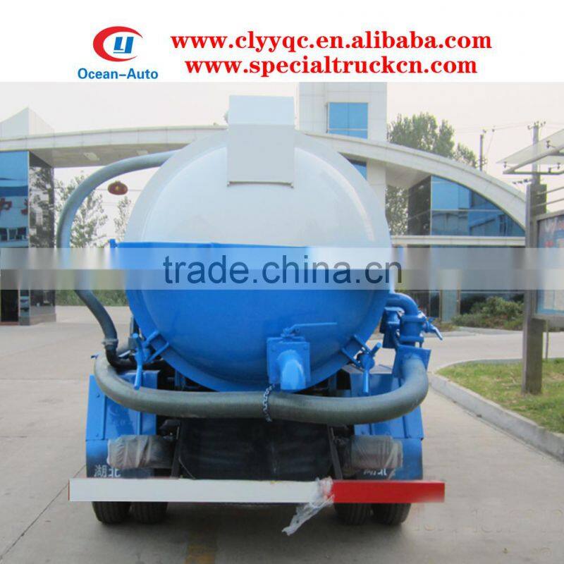 jet vacuum truck, Dongfeng brand 4cbm sewage suction truck