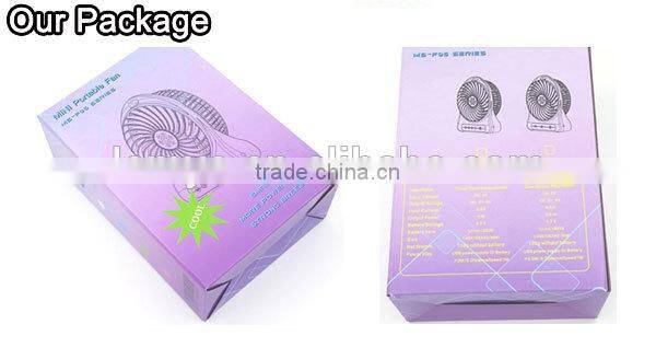 Handheld USB Mini custom plastic hand small plastic fan