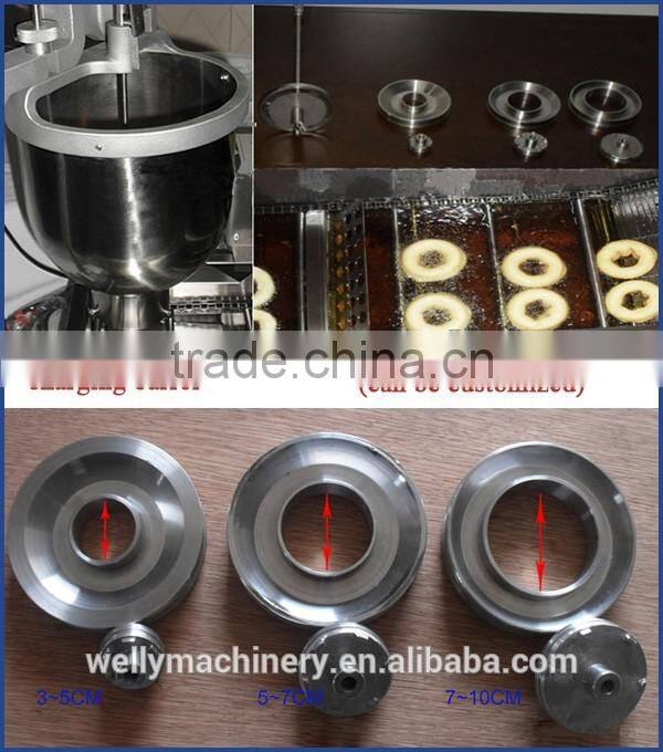 Stainless steel high efficiency commercial donut making machine