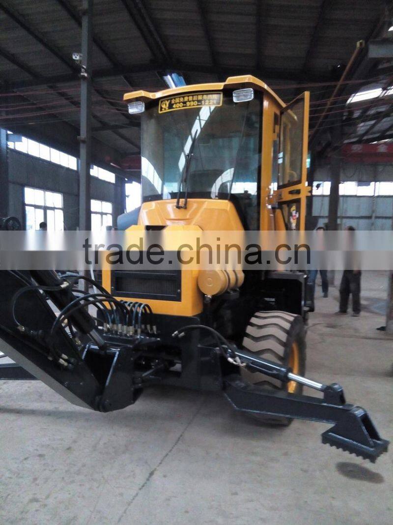 China's heavy industry equipment honorsun backhoe loader with ce