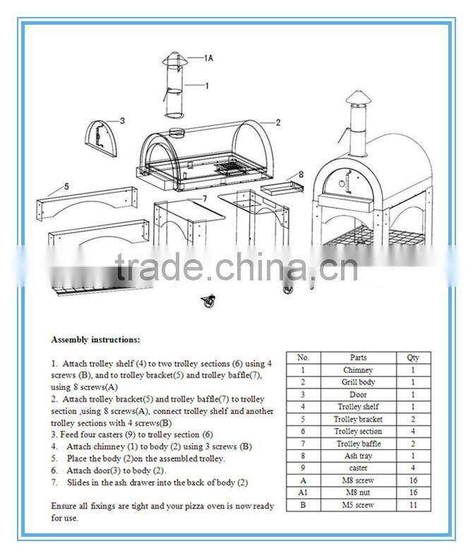 commrecial wood fired pizza wood oven
