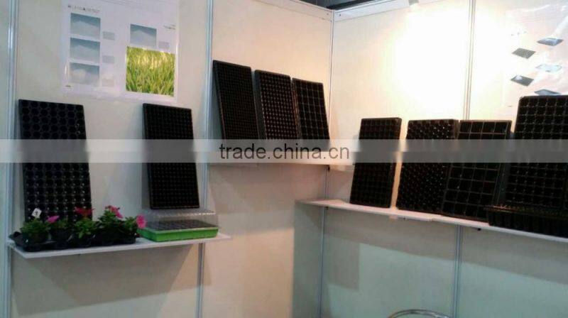 Black PS Material 72 Cell Plastic Tomato Nursery Seed Planting Germination Tray for Farming