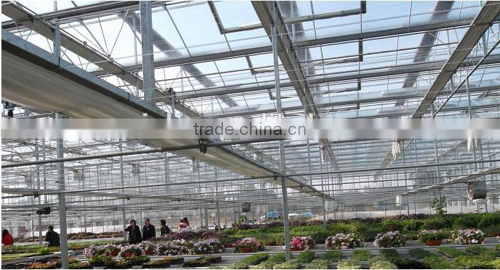 Best service commercial glass greenhouses with ISO quality guaranteed
