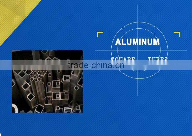 Aluminum hollow profile 6063-T5 aluminum square hollow tube