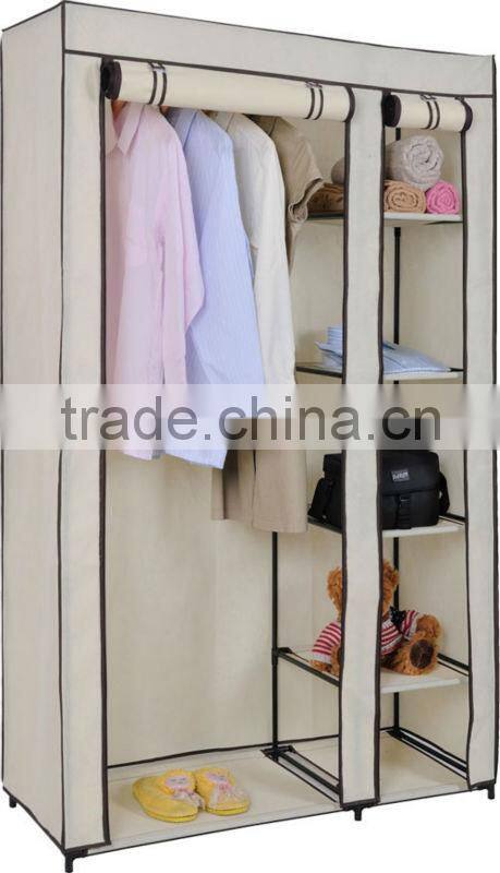 Portable Non-wove Fabric Wardrobe,Hot Sale Folding Wardrobe