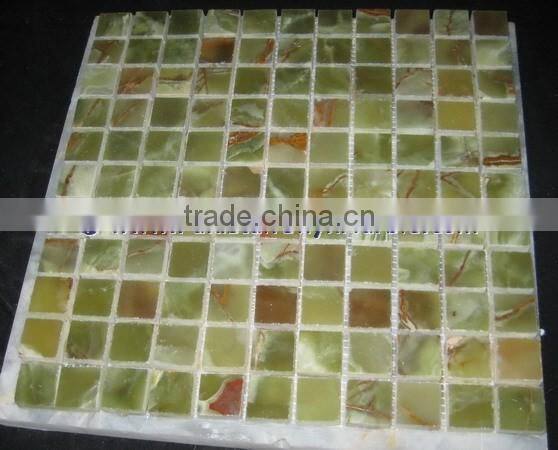 PAKISTAN CHEAP 2017 GREEN ONYX MOSAIC TILES COLLECTIONS