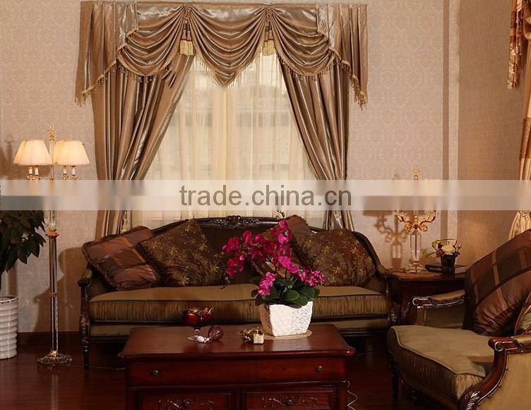 Four heads golden plated metal clear K9 crystal floor lamp with white color lampshade