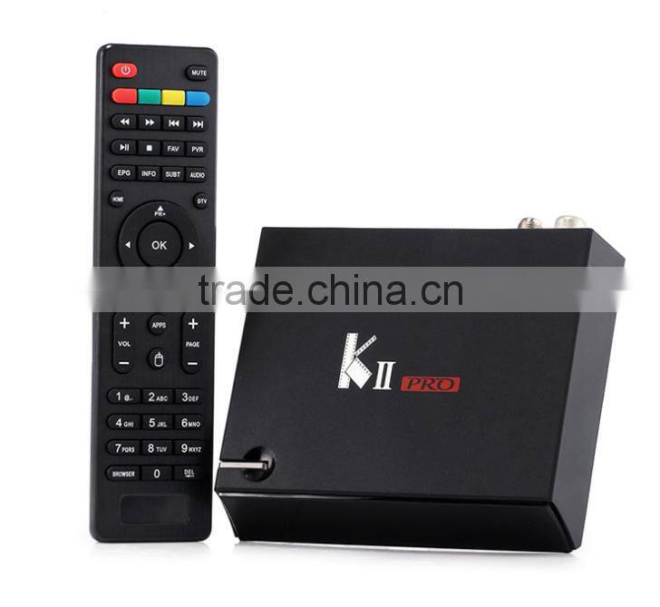Smart KII Pro Digital Satellite TV Receiver, Best Original 4K HD Android TV Box,Combo Decoder S2 T2 Cheap Price