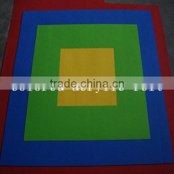 HOT! 100% colorful acrylic felt nonwoven