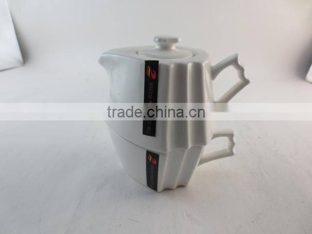 best quality wholesale ceramic tea pot with cup and saucer set