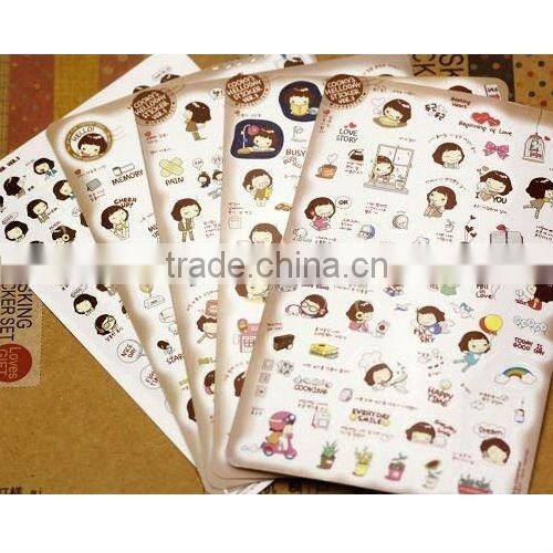 Supply fashion cute cartoon mobile phone DIY sticker