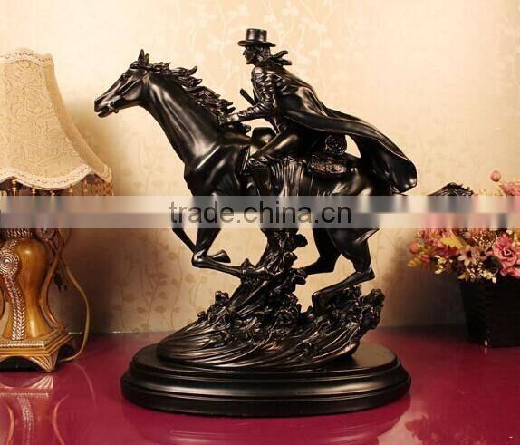 Continental retro resin decoration Knight romania souvenirs