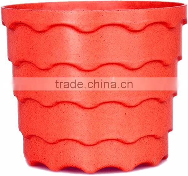 260*215 Biodegradable Colorful Plant Flower Pot Eco Planer