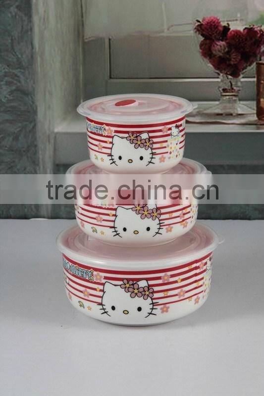 Porcelain&Ceramic Hello Kitty Fresh Bowl Set