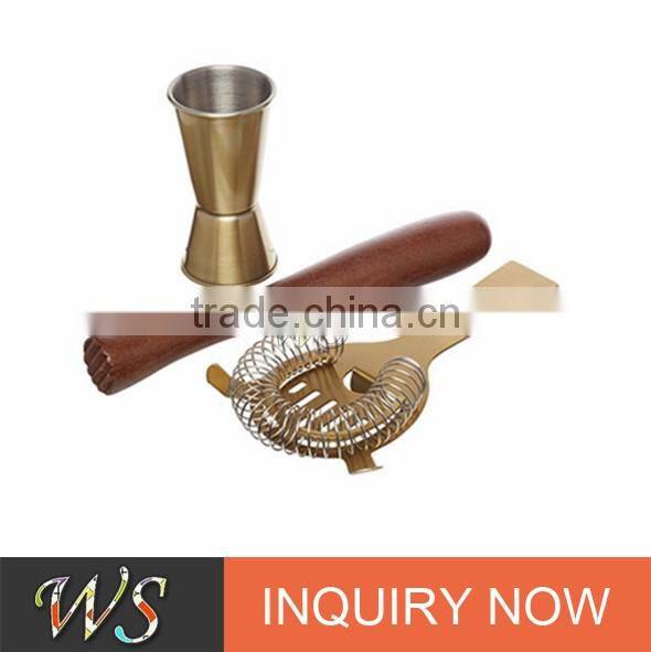 2017 famous high quality and popular cocktail kit sharker set