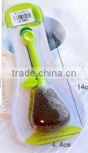 Pear shape silicone tea bag