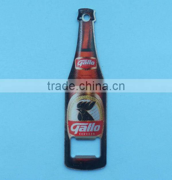 Beer shape bottle opener