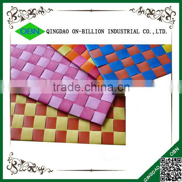 Modern design plastic pp woven table mat