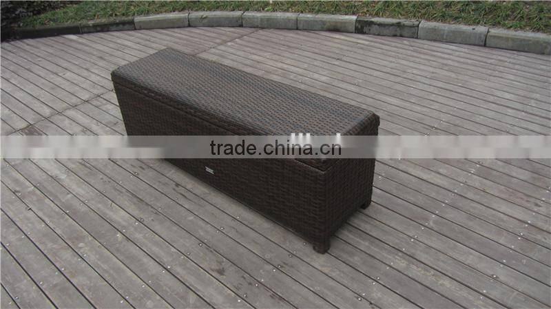 Woven Aluminum Outdoor Furniture Rattan Storage Boxs