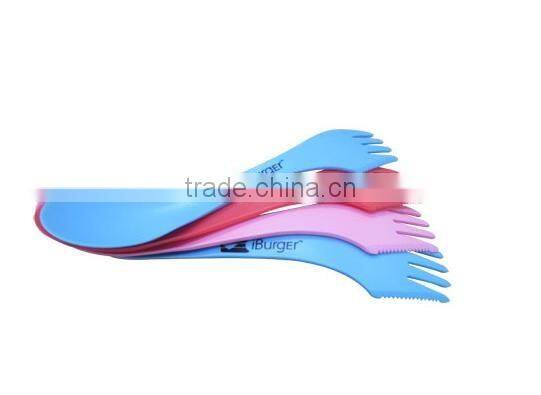 Useful functional plastic fork and spoon set/plastic spoon and fork