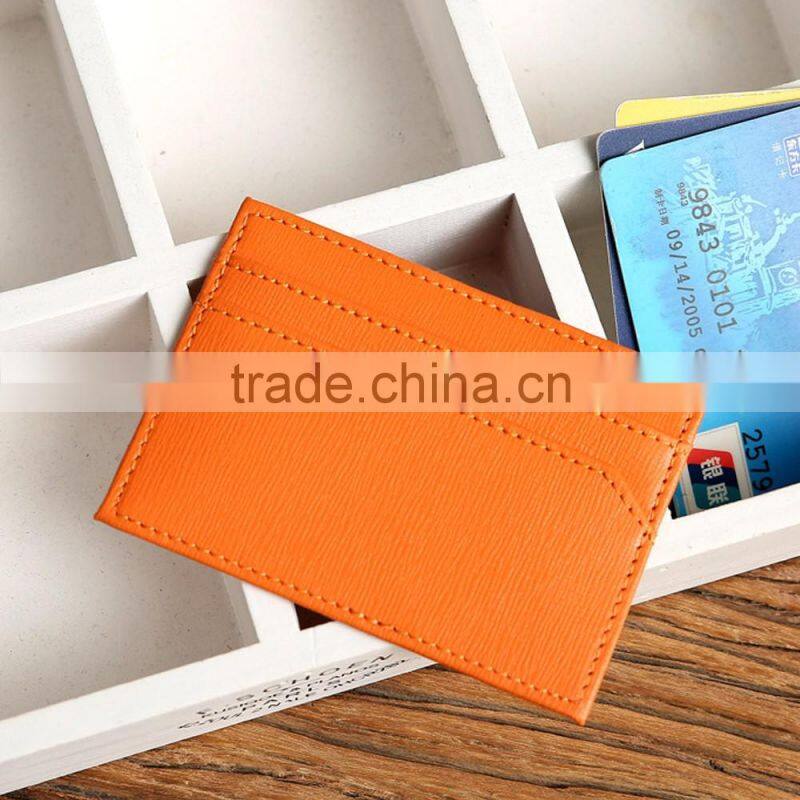 New pu leather/genuine leather credit / name card holder for business