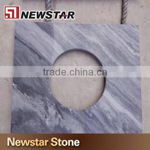 Newstar High Quality Double Sink Granite Vanity Top With Cut Size Sink Hole