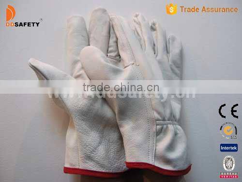 DDSAFETY With 5Years Experience Cow Grain Leather Driver Glove