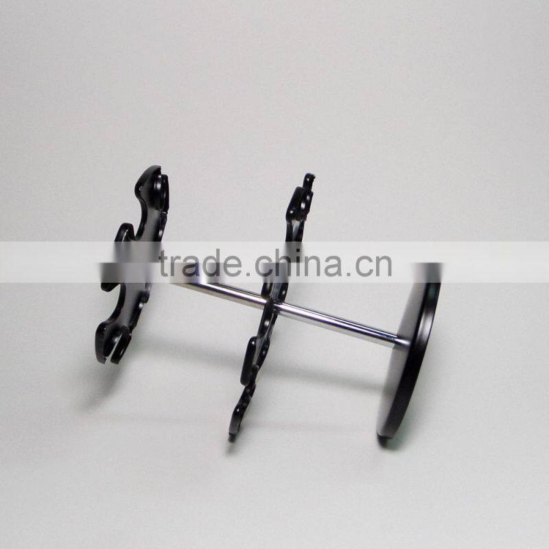 Quality office all metal 16pcs double layers stamp rack
