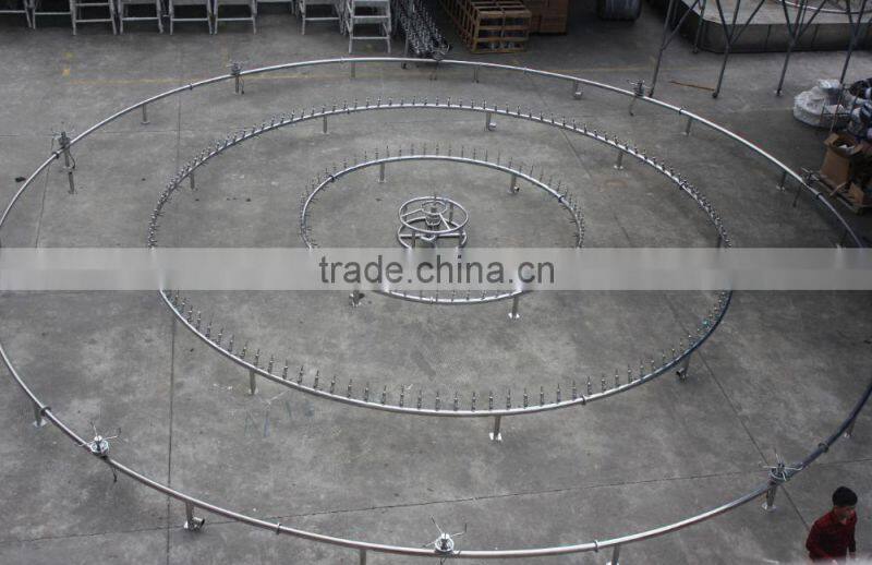 10m diameter dancing garden musical water house fountain
