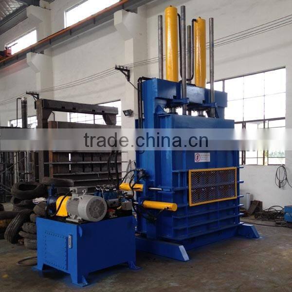 CE certification high quality scrap tire baler machine