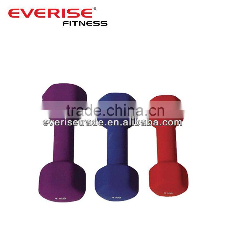 Neoprene / vinyl coated dumbbell / round head dumbbell / dumbbell for sale
