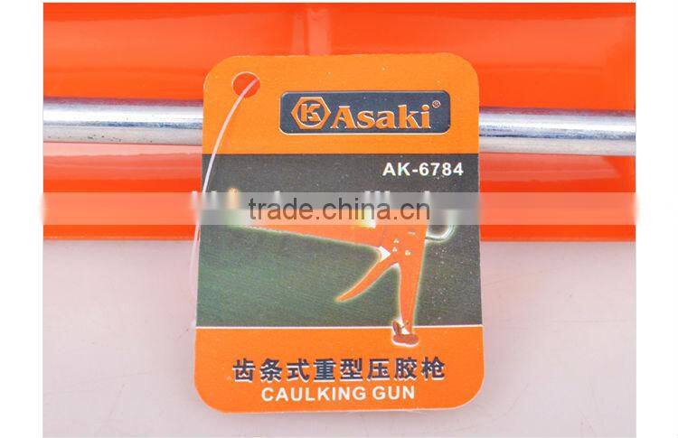 High quality heavy duty caulking gun with teeth