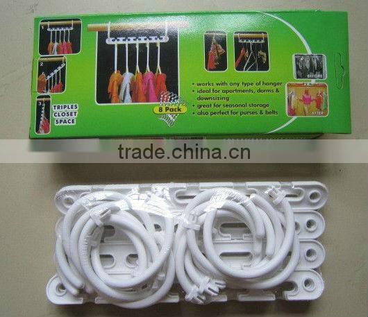 8pcs Multifunctional Closet Space Saving Wonder Hanger