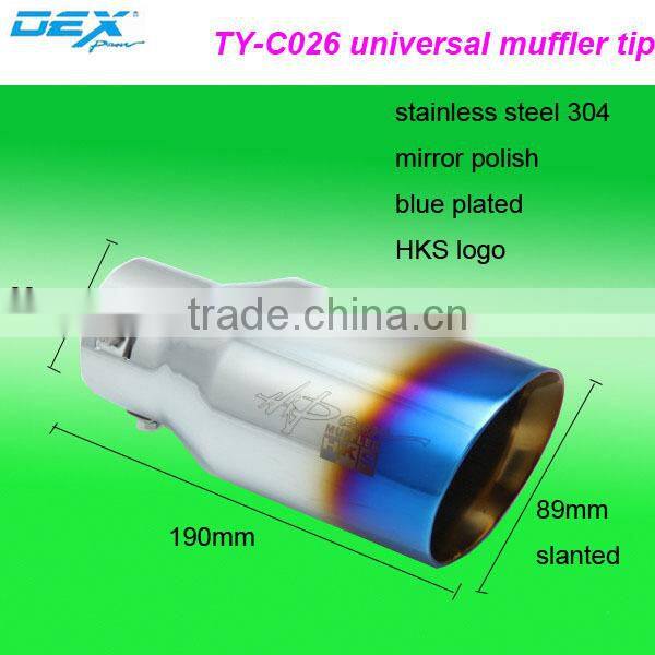 car stainless steel muffler exhaust tips