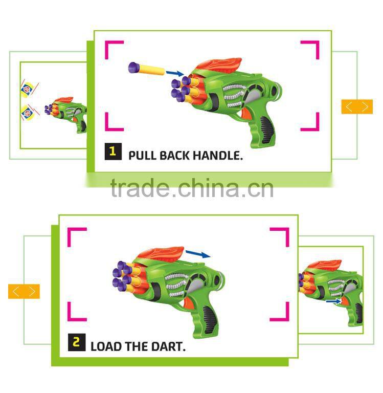 Hot item B/O shooting toy gun foam bullets