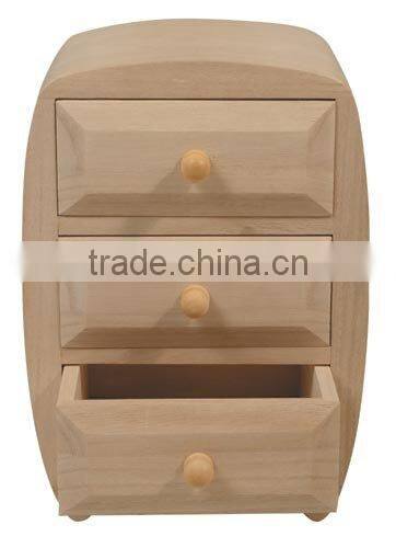 small sliding drawer cabine wooden furniture
