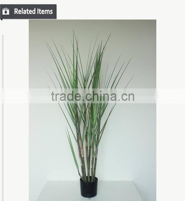 Hotsales artificial onion grass for christmas decoration artificial yucca plant potted