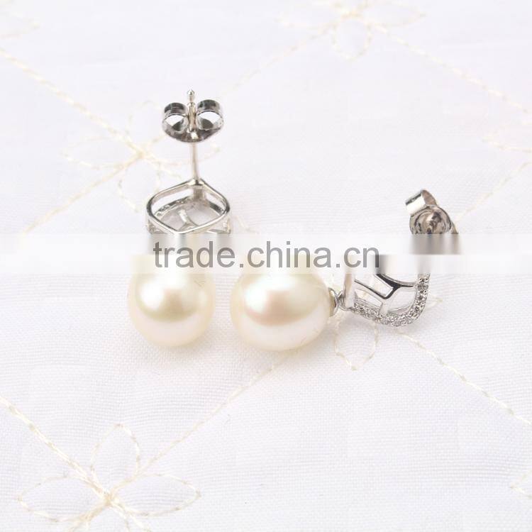 925 silver Pearl Pendant and earring