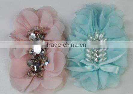 felt flower france hair clips