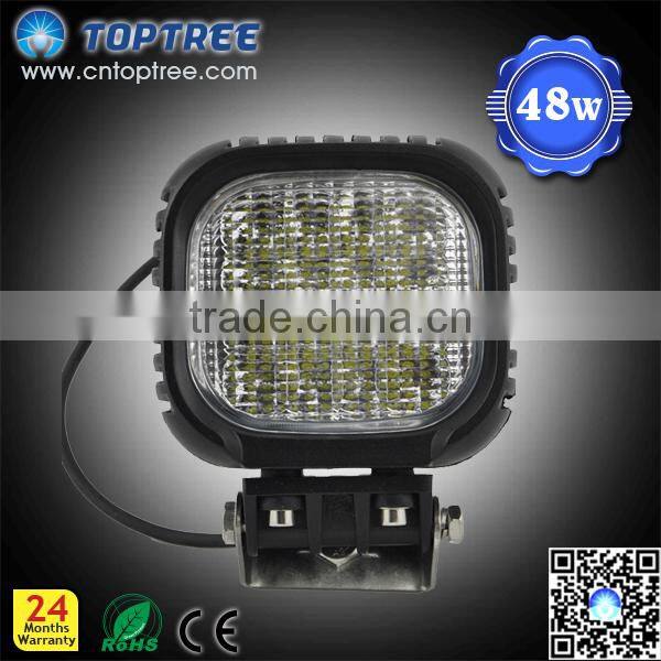 80W Heavy Duty LED Driving Light Truck Work Head Light Cr ee LED