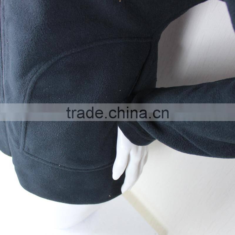 Wholesale Cheap Women Black Fleece Jacket