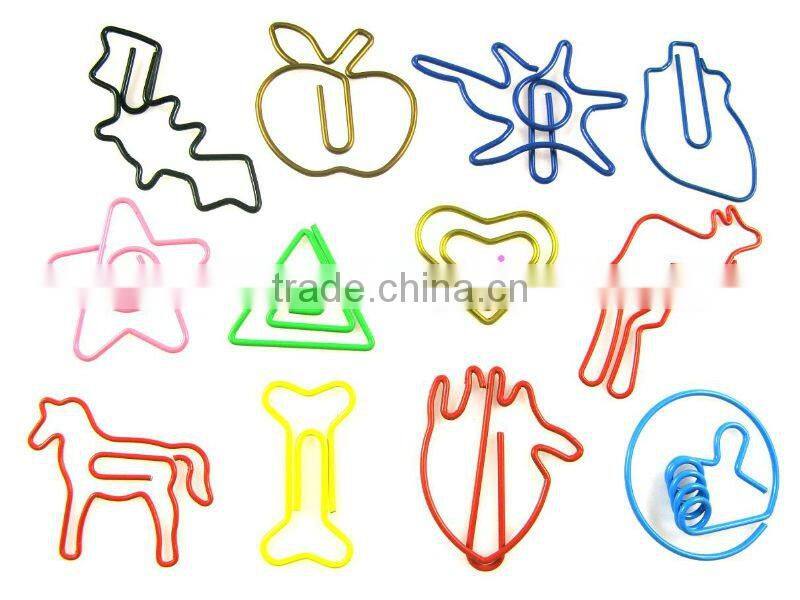 Cute shape Paper clip with tin box, business gift, toy for children and stationery