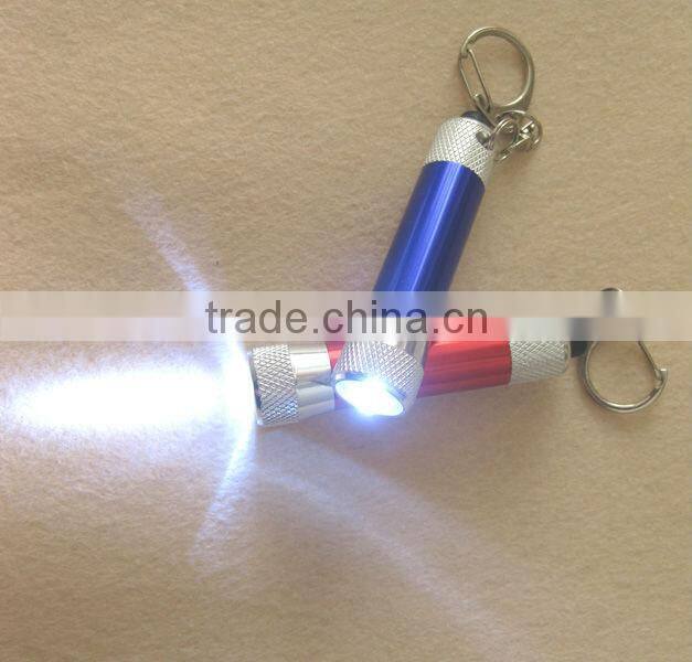 LED Carabiner Torch Keyring metal