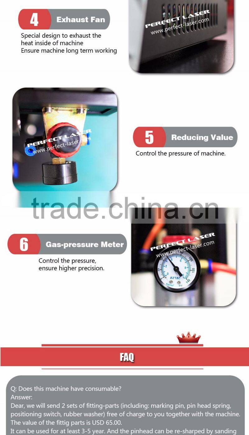 Perfect Laser PEQD-030 protable dot pin marking machine