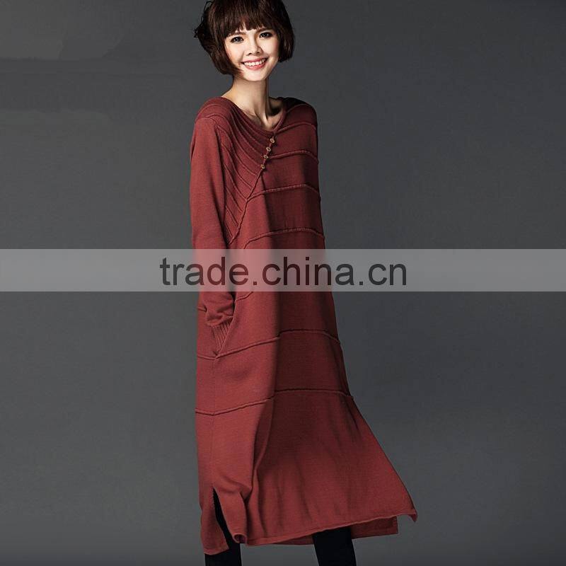 OEM wholesale color combination sweater heavy jacquard korean style women cardigan for women