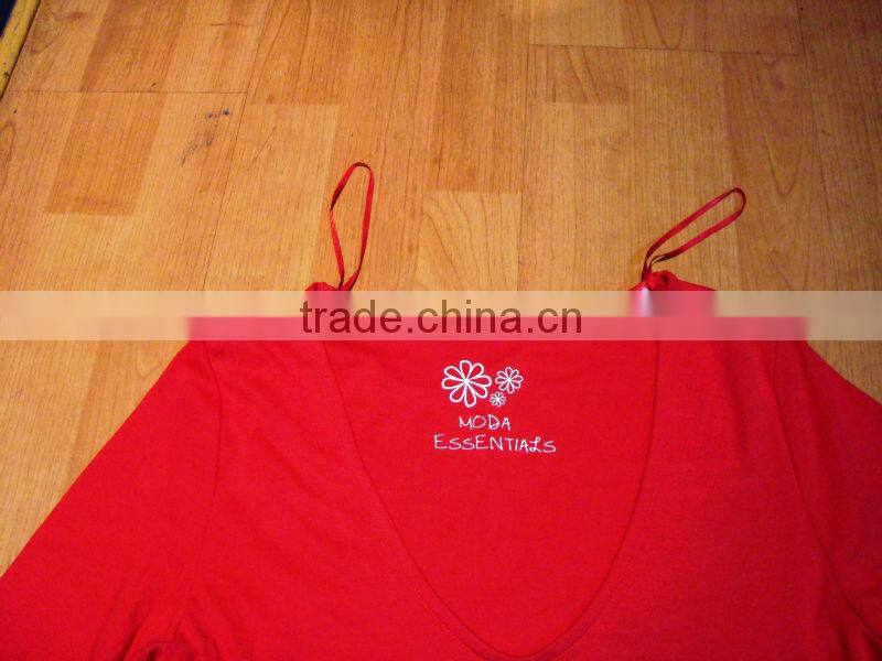 LADIES LONG SLEEVE T SHIRT (Garment Stock lots / Apparel Stock / stocklots / Garment Apparel from Sri Lanka)