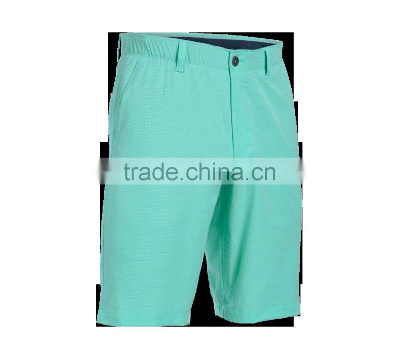 Gentleman Golf Shorts Athletic Casual Style Mesh Shell Surface Fabric Keep Dry Soft Short Stretchy Waist Band Custom Golf Appare