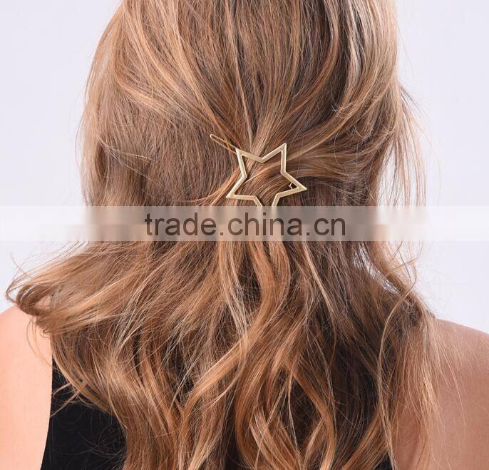 F20070NSimple Geometric shape hair accessories for women